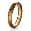 Nueva colección de pulseras de resina con degradado vintage transfronterizo para mujer, incrustadas con piedras, pulsera de borde ancho, venta al por mayor de joyería europea y americana