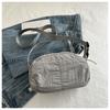Invierno 2024 Nuevo Estilo Coreano Simple Artístico Gran Capacidad Color Sólido Casual Estilo Japonés Distintivo Bolso de Hombro Cruzado