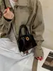 Bolso de mano retro mate de moda para mujer, nueva colección 2026, exquisito bolso tote mini versátil, bolso cruzado, bolso de mano pequeño para salidas
