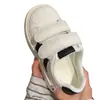 Zapatillas blancas de Velcro para niñas con suela gruesa, zapatos blancos para estudiantes, mocasines que aumentan la altura para chicas mayores, nuevo modelo de primavera