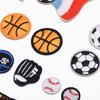 Adesivos de tecido bordados de desenho animado criativos e simples para sapatos de futebol e beisebol, bolsas, chapéus, acessórios, patches para jeans, acessórios de balão