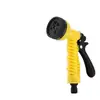 Torneira tipo pistola para uso doméstico, adequada para regar flores na varanda, uso em gramado, pistola de água multifuncional de alta pressão com sete modos, simulando gotas de chuva