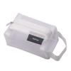 Monedero de malla cuadrada tridimensional de nailon simple, estuche para llaves de gran capacidad, tarjetero, monedero, bolsa de almacenamiento transparente