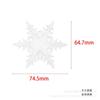 Floco de Neve LED Colorido Cordão Acessórios Luzes de Estilo Luzes Decorativas Luzes de Natal Pingente Plug-In Interno Conjunto Duplo Feriado