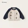 Ropa para Niños Bangxuan Prendas de Punto para Niñas Nuevo Dibujo Animado Lindo Ropa de Lana para Niños Bloques de Color Tops para Niños Pequeños