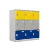 Gabinete de Mochilas para Estudiantes de Plástico ABS Gabinete de Mochilas de Clase para Salón de Clases de Jardín de Infancia Puerta Única con Cerradura Gabinete de Almacenamiento Escolar