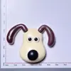 Crianças combinando cores tecidas fofo invencível cachorro amor pvc cola flexível joias acessórios anel de cabelo intestino grosso caixa de armazenamento patch