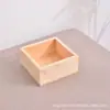 Caja de Madera Sin Tapa Caja de Almacenamiento Cuadrada Caja de Almacenamiento para Artículos Varios de Escritorio Caja para Empaque de Regalo Caja de Madera de Pino Caja de Almacenamiento