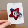 Accesorios para el Cabello de Niños Pasador de Estrella Tocado Dopamina Otoño e Invierno Estrella de Cinco Puntas Afelpada Pasador de Oso Pasador para Bebé Bb