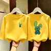 Ropa Nueva Otoño e Invierno 2026 para Bebé Niño Camisetas Algodón Puro Ropa de Otoño Camisetas de Manga Larga para Niños Ropa Interior para Niños Camisetas de Moda