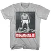 Muhammad Ali Generación de Campeones de Boxeo de Muhammad Ali Estilo Punk Retro Americano Verano Holgado Manga Corta
