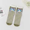 Calcetines de comercio exterior transfronterizos estilo académico coreano japonés para mujer, lindos calcetines de gatito de dibujos animados para otoño e invierno, fabricantes al por mayor