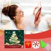 Oceaura Conjunto de Bolas de Banho de Natal Coloridas Macias e Perfumadas Limpeza à Base de Plantas e Bolas de Banho Suaves