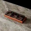 Caja de plástico para almacenar frutos secos, charola casera dividida para snacks, salón de belleza, bar, caja comercial para snacks y dulces para presentación
