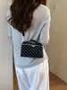Bolso Pequeño Cuadrado de Moda para Verano 2026 Nuevo Bolso de Hombro Versátil para Mujer Bolso Cruzado Bolso de Mano de Lunares de Nicho