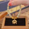 Explosões de Som de Agitar Xiangyun Ruyi Cadeado de Paz Pulseira de Jade Hetian Feminina Design de Nicho Ins Novo Pulseira Melhor Amiga Feminina