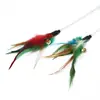 Juguete para Gatos de Resorte con Ventosa, Caña de Jugueteo con Plumas, Característica de Oscilación Elástica y Campana Sonora para que los Gatos se Diviertan, Suministros para Mascotas
