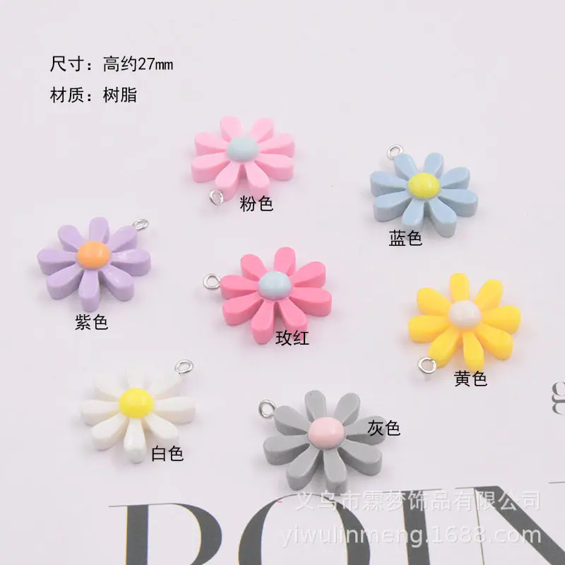 树脂仿真盛开花朵雏菊花