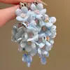 Pendientes de Tela de Jardín de Monet Super Hada Pendientes Frescos y Versátiles de Verano Pendientes de Moda y de Alta Gama Venta al por Mayor
