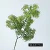 Grama Peluda Artificial de 3 Hastes Flor Falsa Planta Verde Decoração de Casa Casamento Enfeites Flor de Simulação Produtos Acabados de Alta Qualidade Atacado