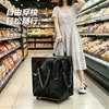 Bolsa de Compras com Carrinho Dobrável Armazenamento Bolsa de Mão com Rodas Bolsa de Viagem ao Ar Livre Grande Capacidade Bolsa de Armazenamento para Camping