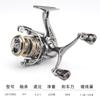 Rueda de pesca Horton pequeña para golf, personalizada, al por mayor, con balancín doble, control remoto, micro rueda de pesca SW