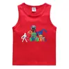 Chaleco de Verano 2023 para Niños Estilo Coreano Algodón Casual Camiseta Base Absorbente de Sudor Fruta Azucarada Guo Deportes Niños Camiseta sin Mangas