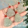 Pingente de Jade Aventurina Natural Guanyin Buda Pingente de Pedra Aventurina Pixiu Ruyi Colar Popular em Transmissão Ao Vivo Pingente de Jade
