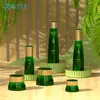 Frasco de Crema Grueso de 80g al por Mayor Botella Vacía de Vidrio de 100ml Set Moldeador de Cintura Botella de Sub-empaque Tapa Dorada Producto para el Cuidado de la Piel