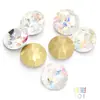 K9 pedra flor diamante redondo broca de unha diy joia fundo pontudo formato cristal vidro diamante joia de unha pedra flor