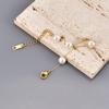 S01 Venta al por mayor de fábrica Verano Transfronterizo Pulsera de Acero de Titanio con Perlas y Gipsófila con Súper Temperamento de Hada