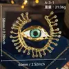Broche de Ojos Lágrimas de Ángel Europeo y Americano Transfronterizo Corsage de Piedras Preciosas Incrustadas con Diamantes de Cristal Pin de Temperamento de Alta Gama para Mujer Ropa