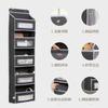 Bolsa Colgante de Almacenamiento de Gran Capacidad Montada en la Pared Detrás de la Puerta, Bolsa Multicapa para Juguetes y Artículos Varios, Plegable con Ventana Detrás de la Puerta