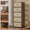 Armario de Almacenamiento Estilo Medieval, Caja de Almacenamiento Plegable sin Instalación, Armario para Ropa de Dormitorio Doméstico, Caja Organizadora de Gran Capacidad, Armario para Snacks