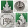 Válvula de compuerta de acero inoxidable con cierre duro, válvula de compuerta con brida de acero inoxidable, válvula de compuerta de agua con vástago oculto Z45W-16P