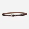 Cinturón Personalizado para Mujer Cinturón de Cuero Genuino para Mujer Decorativo Versátil Delgado de Vacuno Estilo Verano Ins Cinturón para Jeans Pantalones