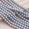 Contas de Ostra Perolada Nanyang Shijia Furo Reto Forte Brilho Pérolas de Concha DIY Colar Pulseira Acessórios de Joalheria Contas Atacado