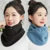 Bufanda Protección Cuello Manga para Cuello A prueba de Frío Mujeres Cálida Otoño e Invierno Cuello Chal para Hombres A prueba de Viento Ciclismo Engrosado Forrado de Felpa Moda