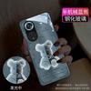 Funda Mecánica de Oso para Teléfono Oppo Reno13Pro Reno12 Se Ilumina al Recibir Llamadas Reno11 Pareja Reno10 Compatible