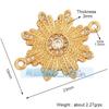 L58 M55 Acessórios para joias DIY micro-incrustados coração de pêssego lua animal borboleta rosto sorridente zircônia conexão