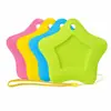 Goma de borrar creativa con forma de estrella de dopamina con cordón para evitar la pérdida, fácil de borrar, duradera y produce mínimas virutas de goma, adecuada para estudiantes de primaria