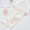 Pantalones acampanados para niñas Primavera y Otoño para uso exterior Pantalones estilo occidental Algodón elástico para niños grandes Ajustado Estilo coreano Leggings que combinan con todo