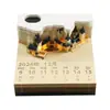 Regalos Culturales y Creativos de Venta Caliente Transfronterizos, Calendario Escultura de Papel Árbol de la Vida, Adornos Decorativos de Escritorio, Bloc de Notas Estéreo 3D