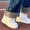 Zapatos Blancos con Plataforma Gruesa para Mujer 2025 Otoño Nuevos Zapatos para Mujer Ins Tendencia Versátil Nicho Zapatos Deportivos y Casuales