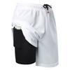 Maratona Running Sports Shorts Calças Esportivas de Fitness Masculinas de Secagem Rápida 2 peças Leggings Anti-caminhada Masculinas