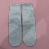 Meias de ioga femininas sem osso, meias médias esportivas antiderrapantes, finas, absorventes de suor, fitness, pilates, meias femininas de algodão penteado
