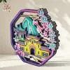 Ímã de Geladeira Cultural e Criativo de Guangxi Guilin Janela de Madeira 3D Decoração Adesivo Magnético Jingjiang Wangfu Lembranças Culturais e Criativas de Viagem em Estoque