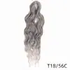 Aubes Cabello Sintético Paquete de Crochet para Cabello Onda Profunda Cabello a Granel 30 Pulgadas 120g Paquete de Cabello para Mujeres