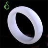 Pulsera de jade blanco de sebo afgano genuino al por mayor, pulsera gruesa ensanchada, jade, se venderá como regalo.