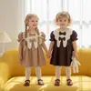 Roupas para Bebê Menina, Roupas de Outono, Vestidos Estilo Coreano Preppy para Meninas, Vestidos de Princesa para Bebês, Conjuntos de Outono e Inverno
